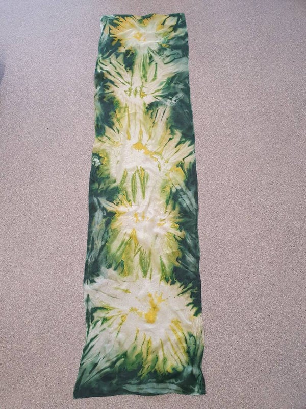 Seidenschal Frühling 45x180cm