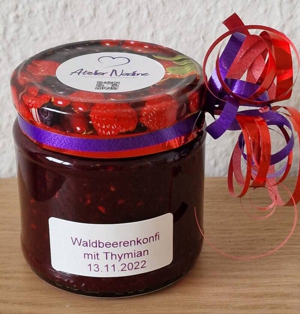 Waldbeerenkonfi mit Thymian 200ml