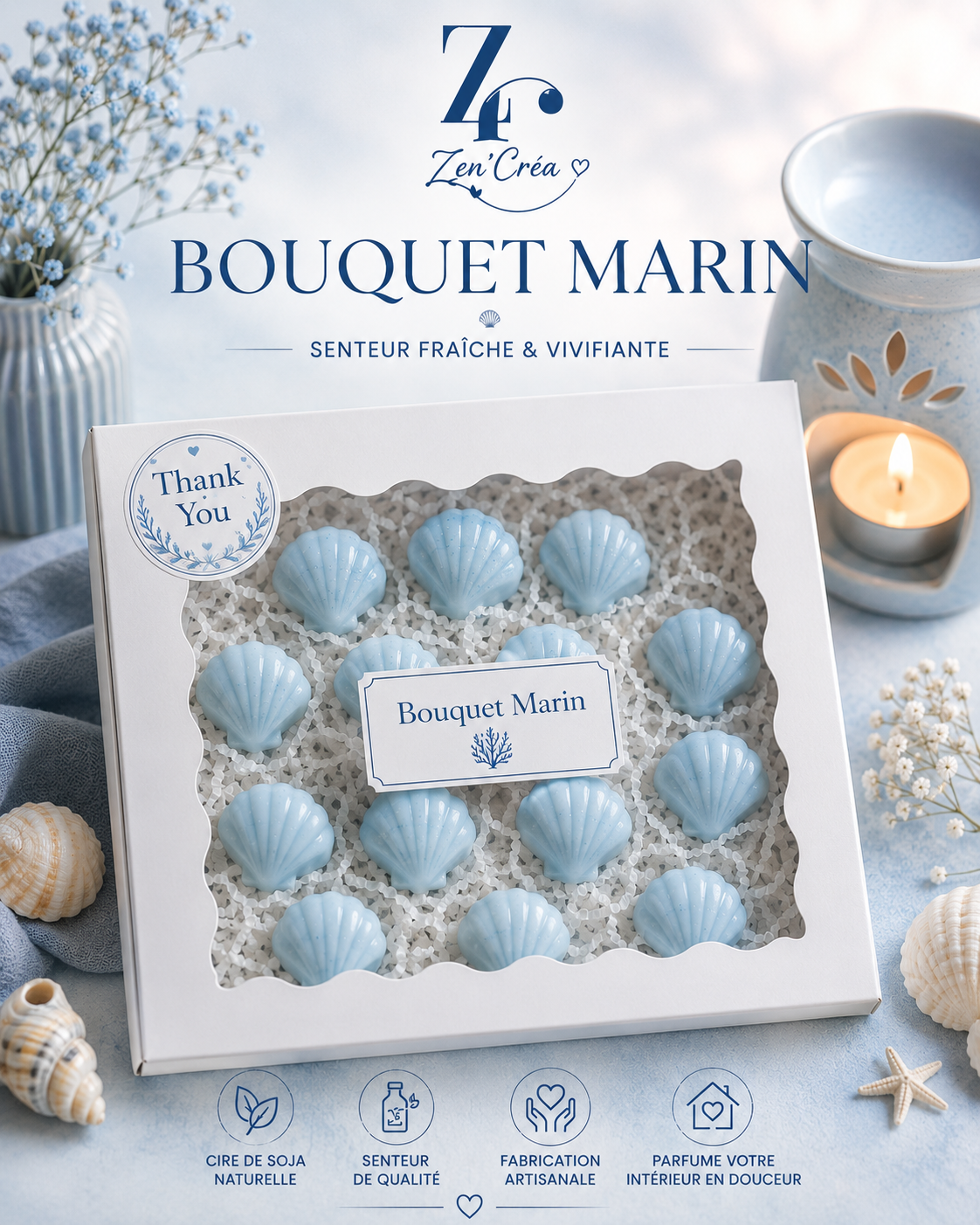 Fondants "Bouquet Marin"