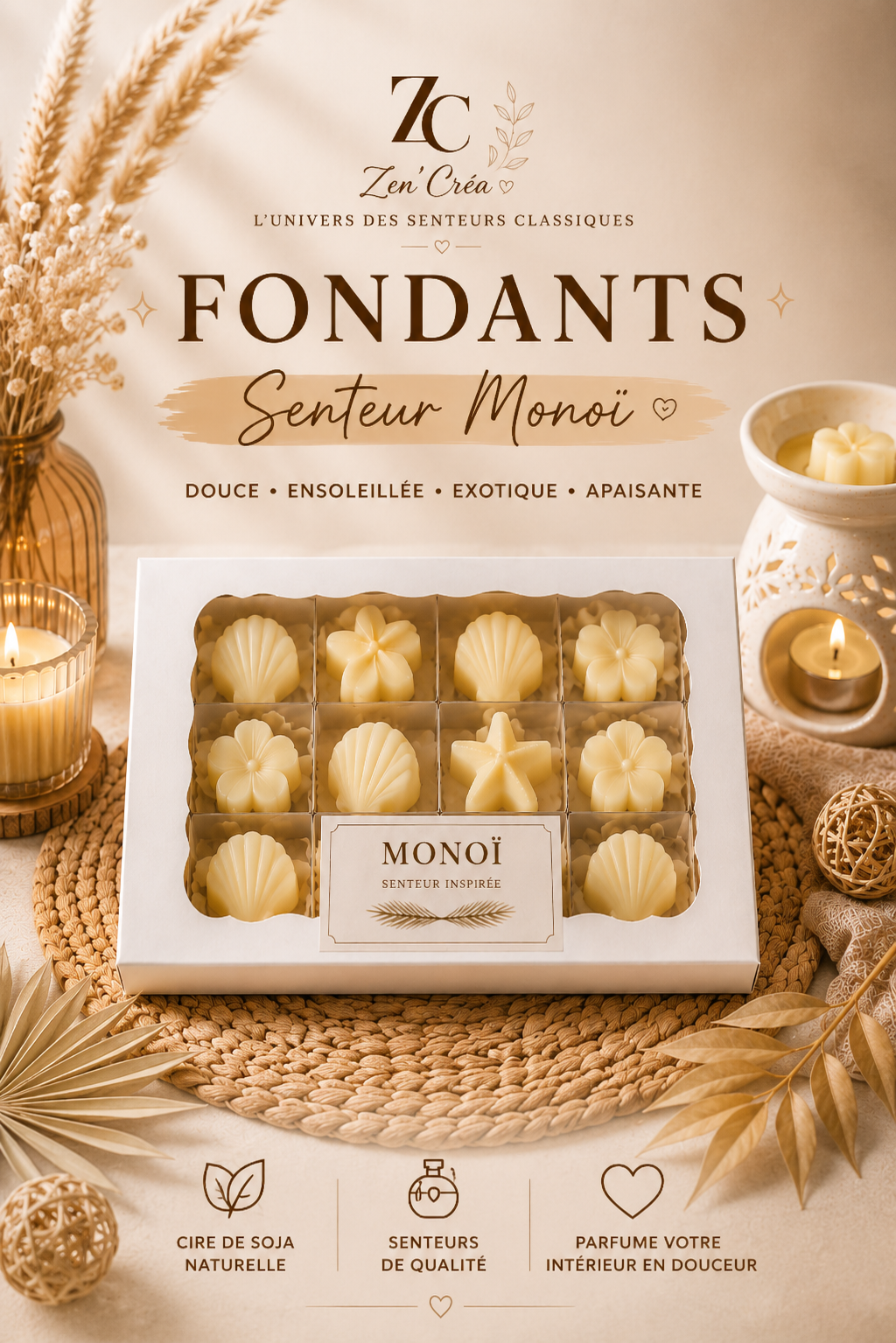 Fondants "Monoi"