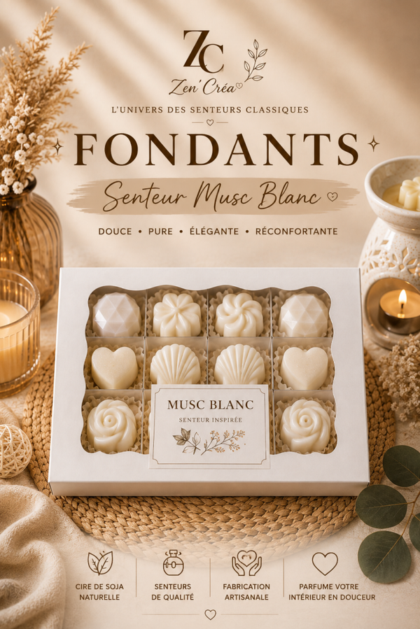 Fondants "Musc blanc"