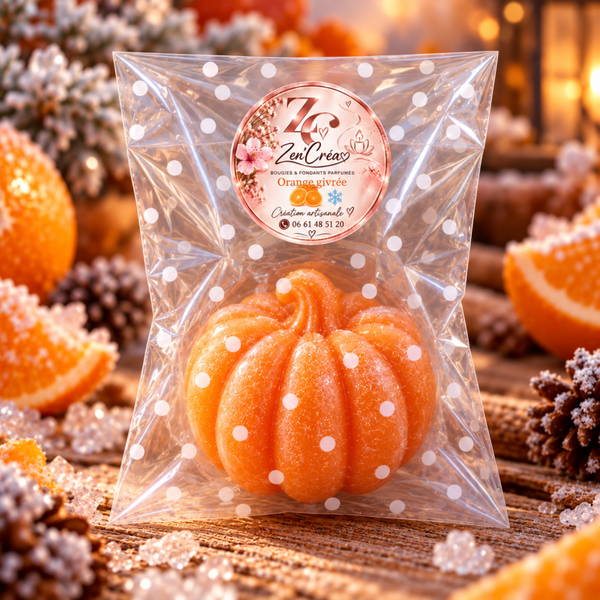 Fondant " Orange givrée"