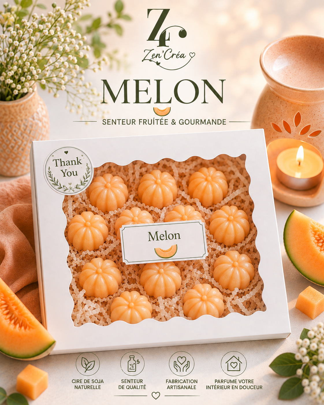 Fondants "Melon"