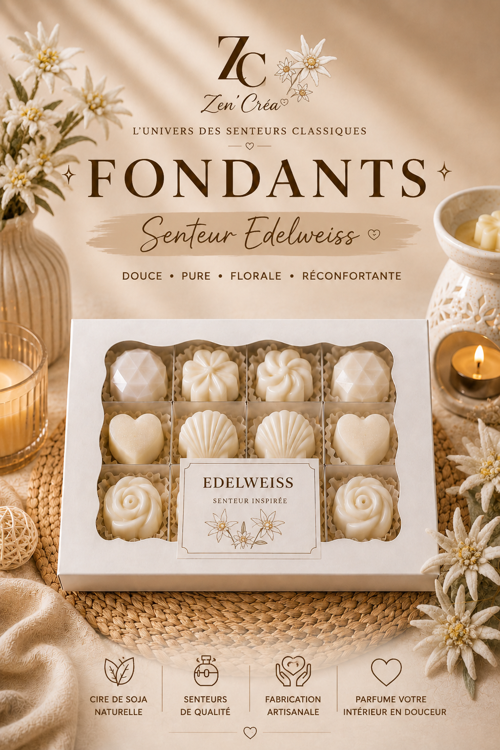 Fondants "Edelweiss"