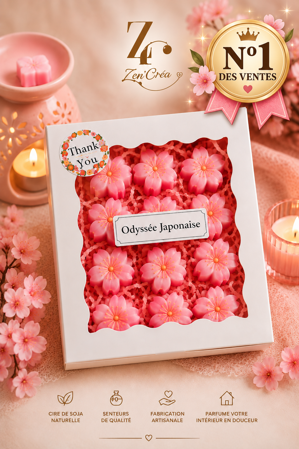 Fondants "Odyssée Japonaise"