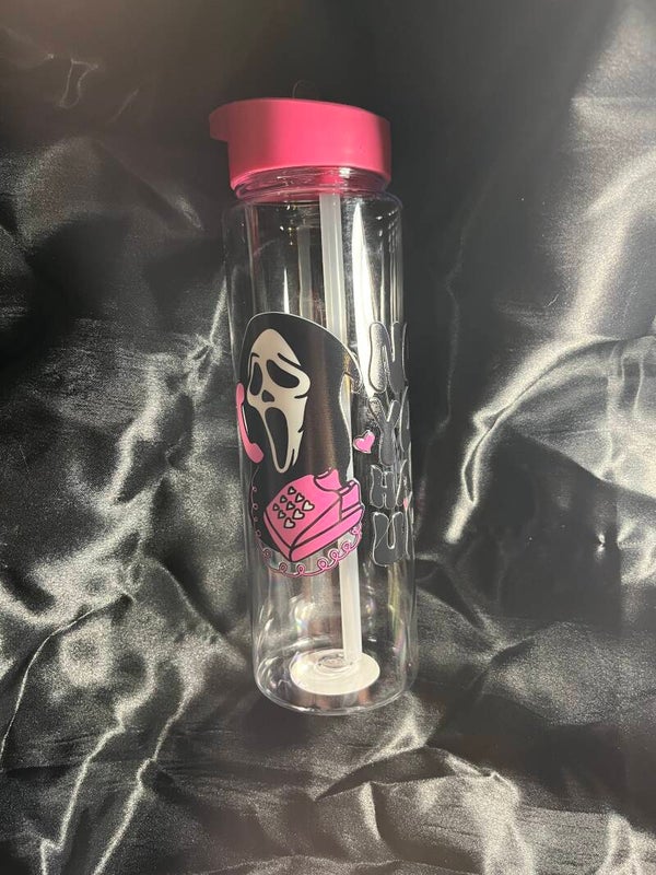 Travel Water bottle ghost face