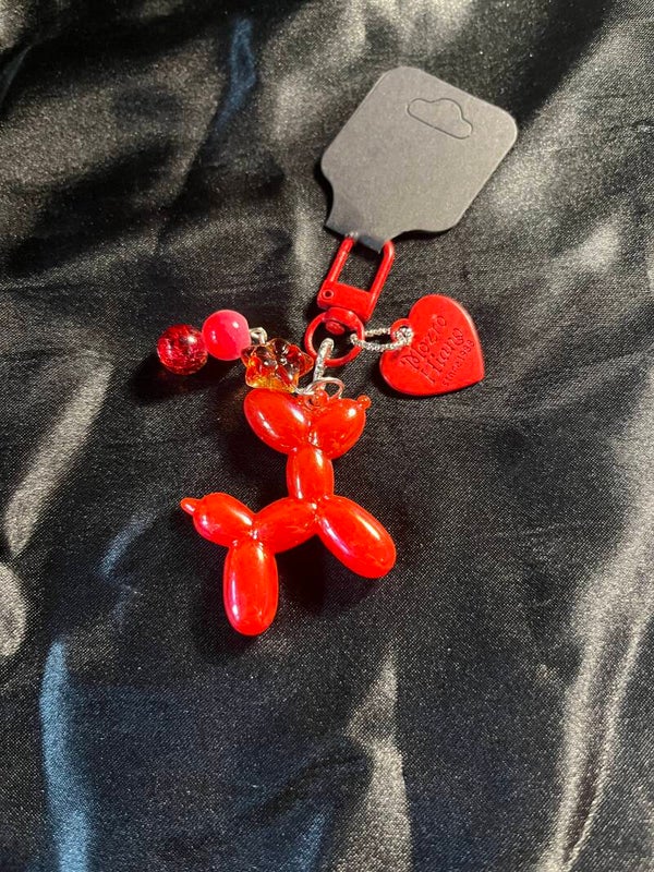 Balloon dog keyring