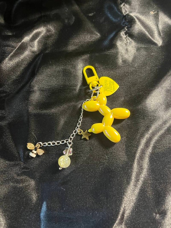 Balloon dog keyring