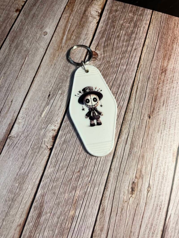 Acrylic keyring with cute character