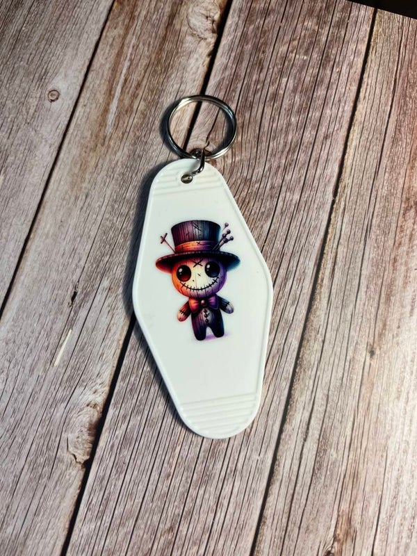 Acrylic keyring with cute character