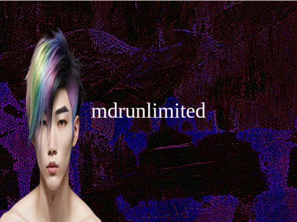 Desktop wallpapers -rainbow hair-13a