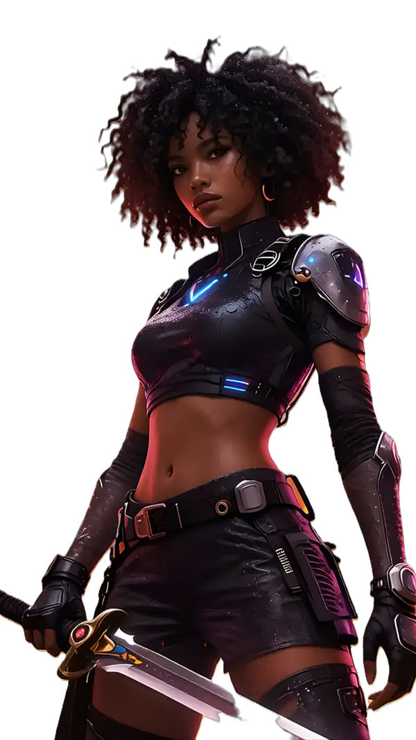 Ninja Princess backgrounds 1080 x 1920 (10 images)