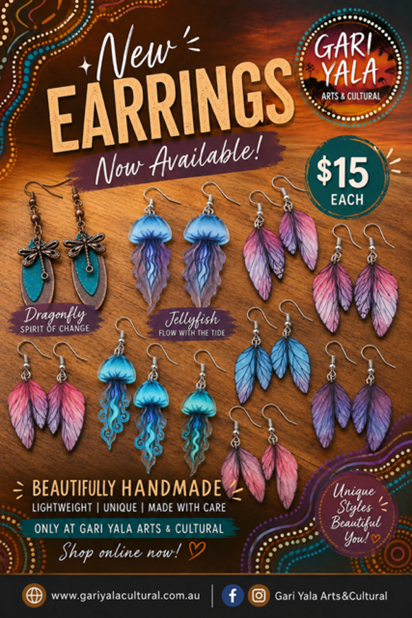 Dragonfly and Jellyfish EARRINGS HAVE ARRIVED