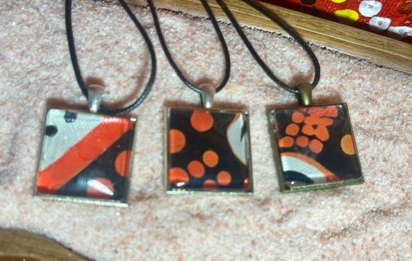 Miniature Art Necklaces
