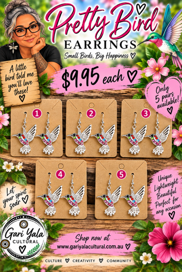 PRETTY BIRD EARRINGS HAVE LANDED!
