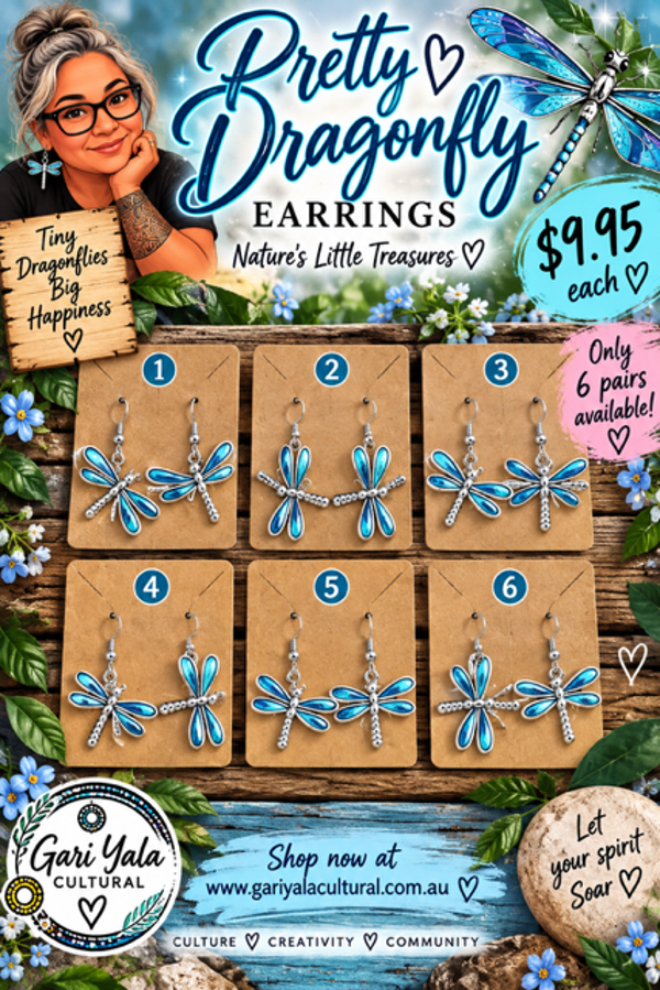 BLUE DRAGONFLY EARRINGS HAVE ARRIVED!