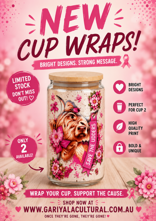 Designer Cups and Straw set