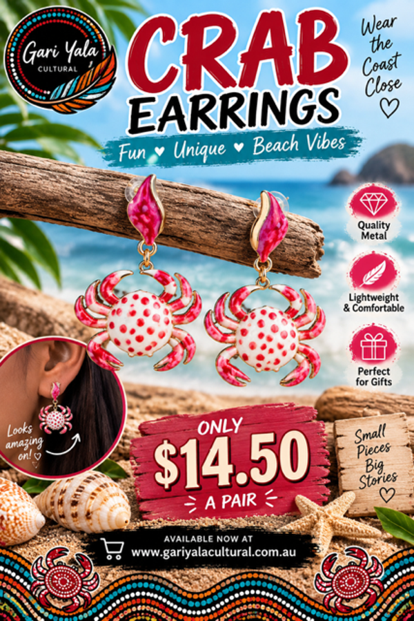 CRAB EARRINGS