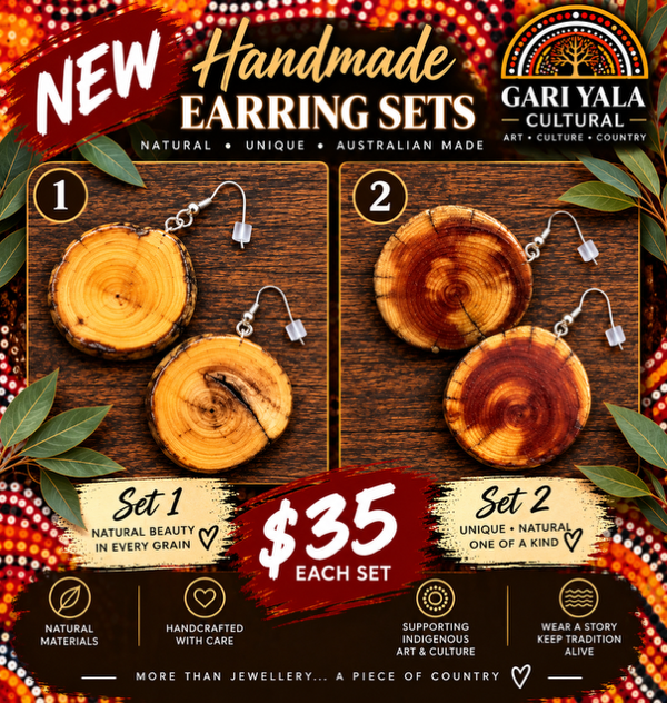 Handmade Wooden earings and sets