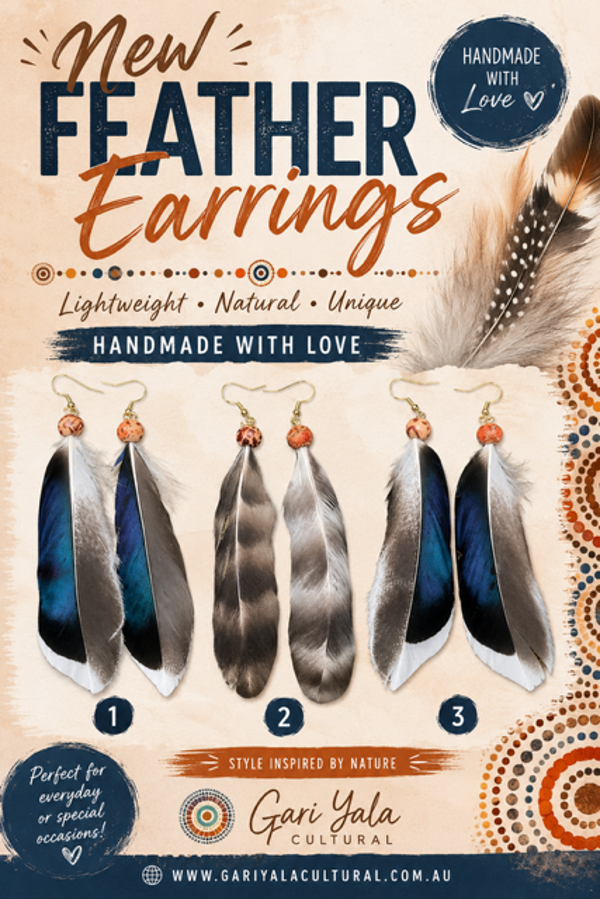 NEW FEATHER EARRINGS HAVE ARRIVED!