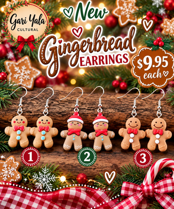 GINGERBREAD EARRINGS