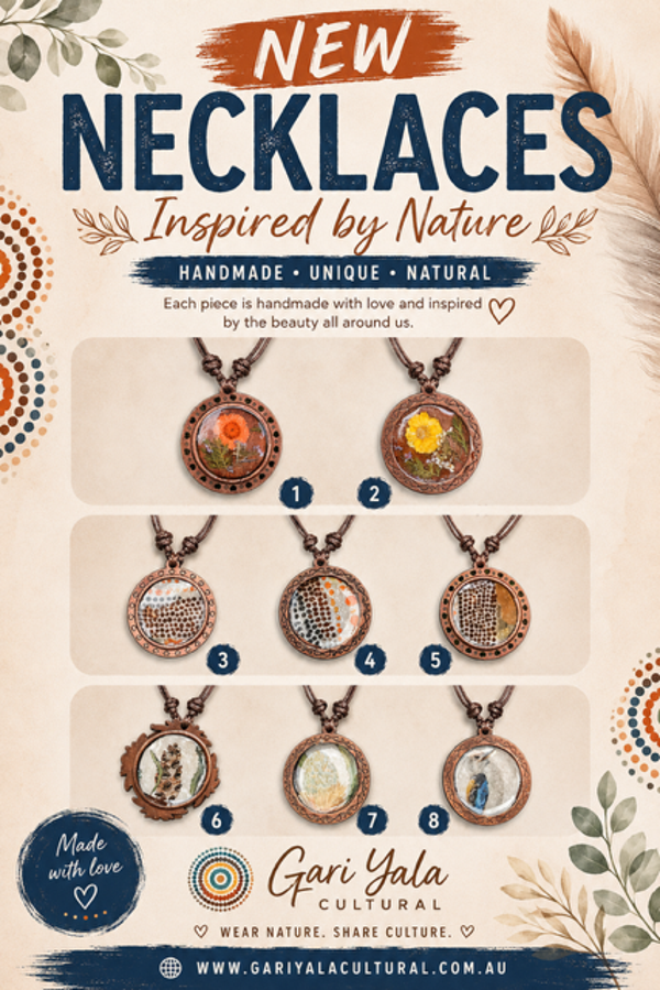 NEW HANDMADE NATURE-INSPIRED NECKLACES HAVE ARRIVED!