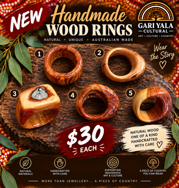 Hanmade wooden Canadian Rings