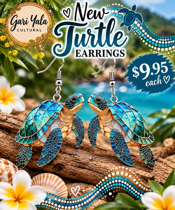 TURTLE EARRINGS