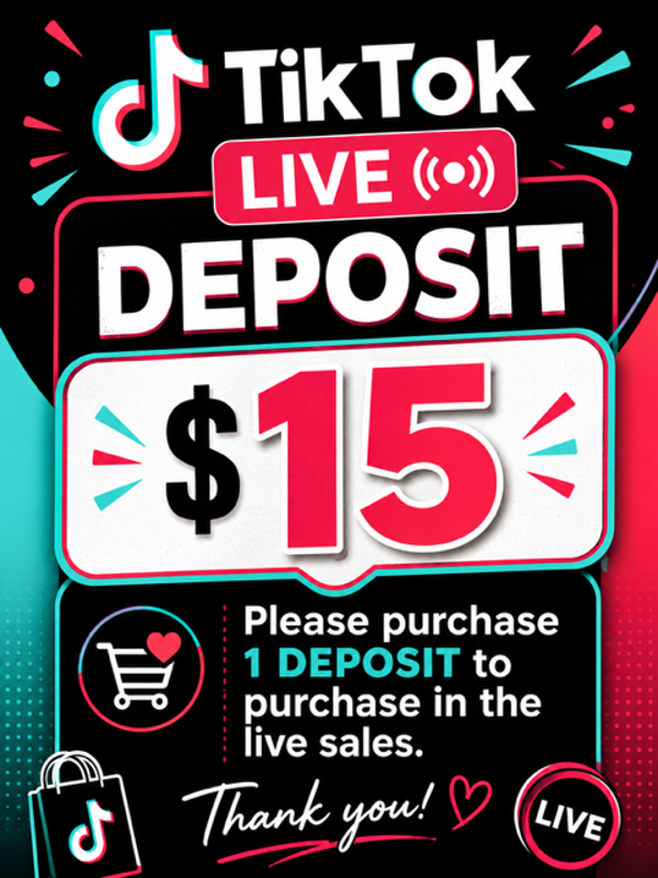 TikTok Live Sales Deposit