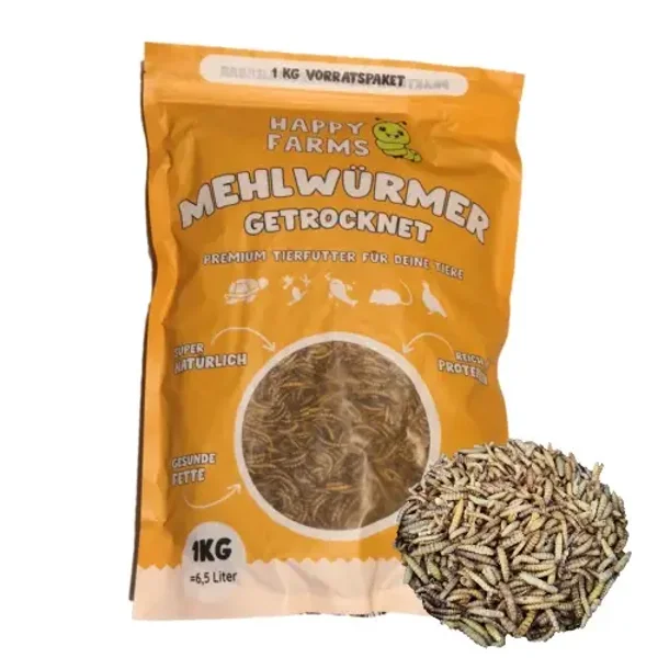 Happy Farms Mehlwürmer getrocknet