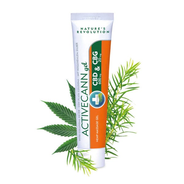 ACTIVECANN CBD + CBG · Gel de cannabis para masaje 75 ml