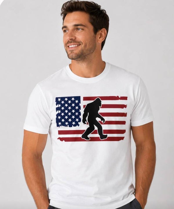 Patriotic-Bigfoot Flag