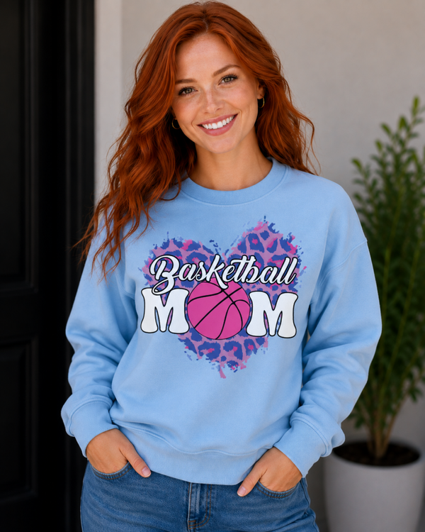 Sports-Basketball Mom-Pink