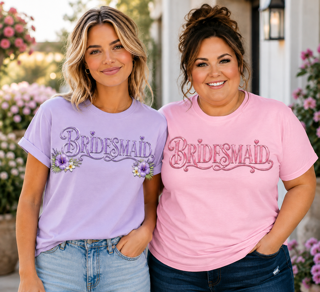 Bridesmaid - Pink or Lavender