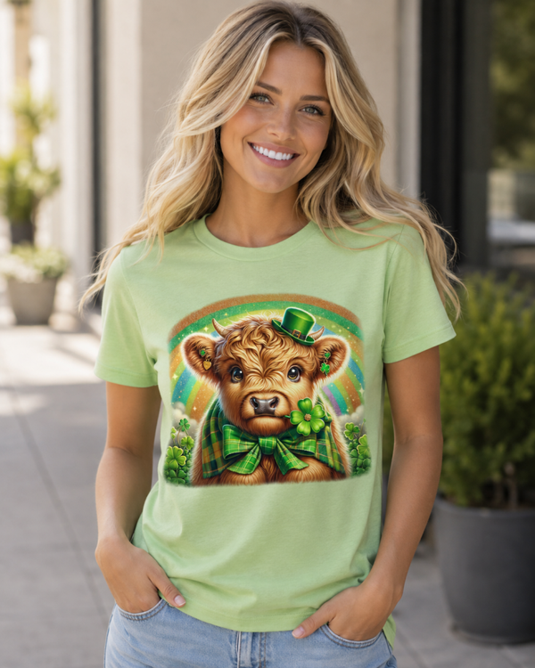 St Patricks Day- Cow W/Hat