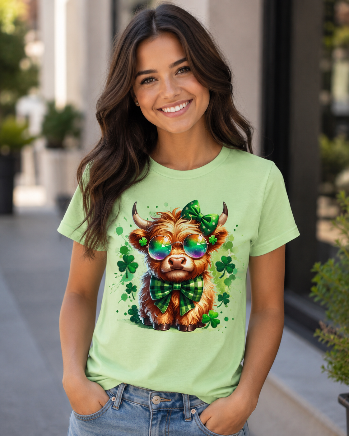 St Patricks Day-Cow Sunglasses