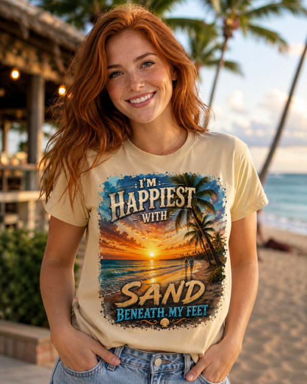 I'm Happiest with Sand Under My Feet