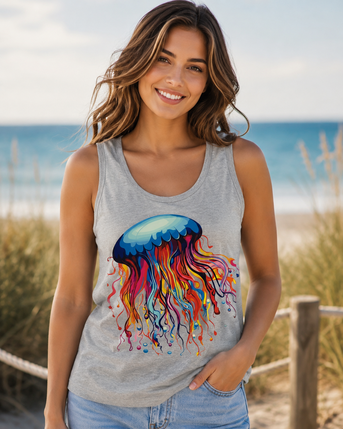 Color Drip-Jellyfish