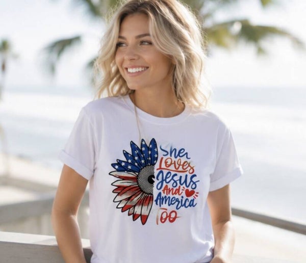 Patriotic-She Loves Jesus