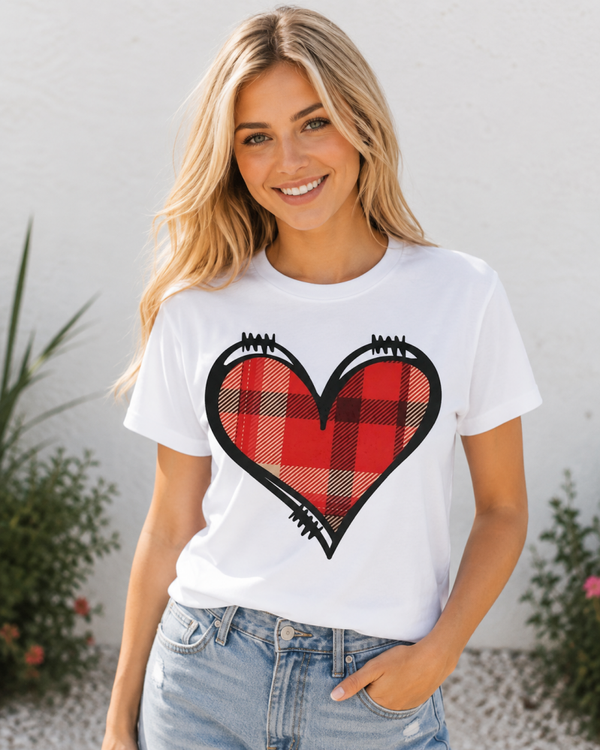 Valentines-Plaid Heart