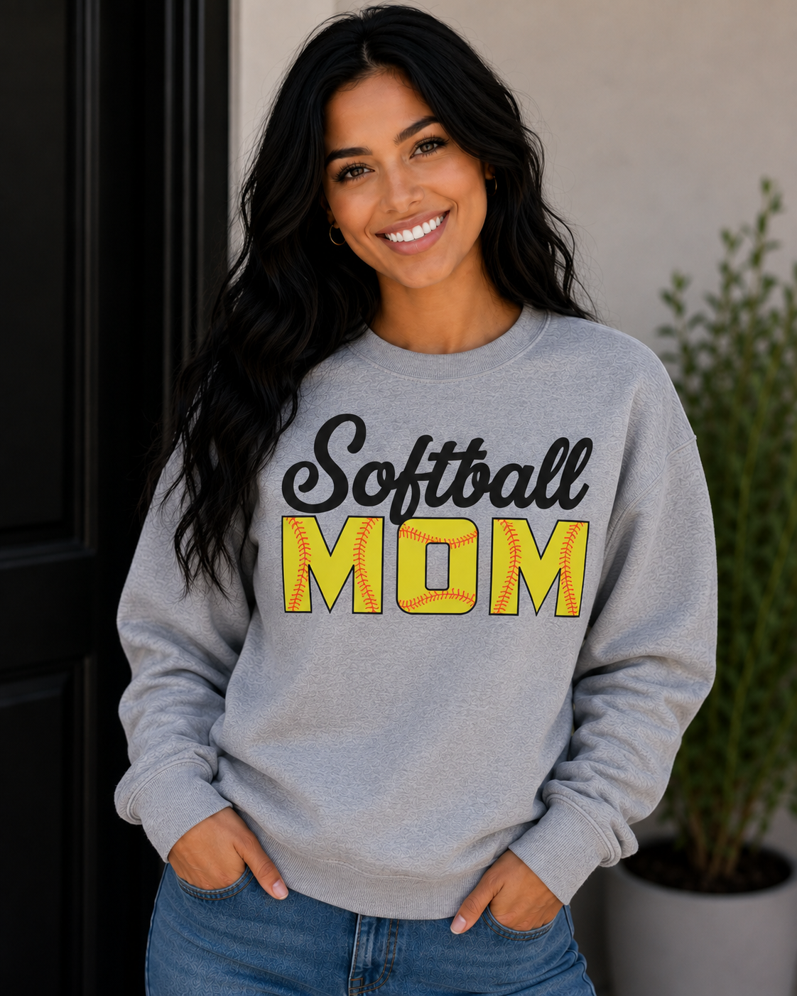 Sports-Softball Mom