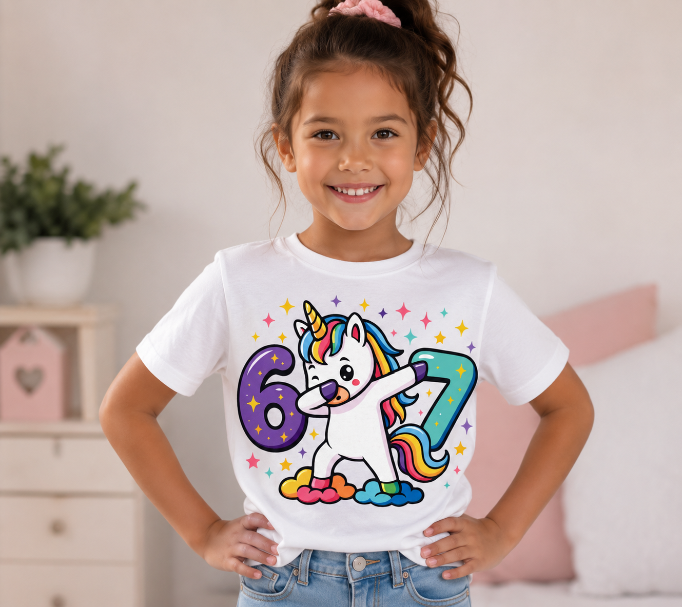 Kids-6/7 Girl Unicorn
