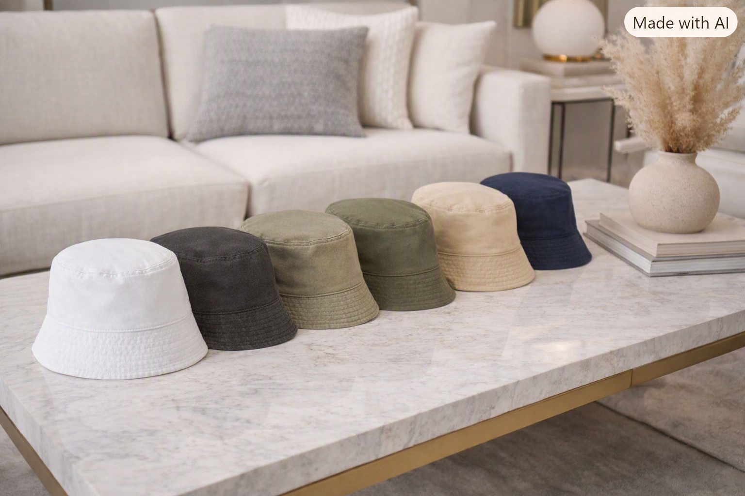 Cappello a secchiello sostenibile