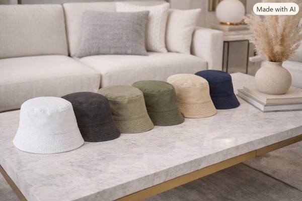 Cappello a secchiello sostenibile