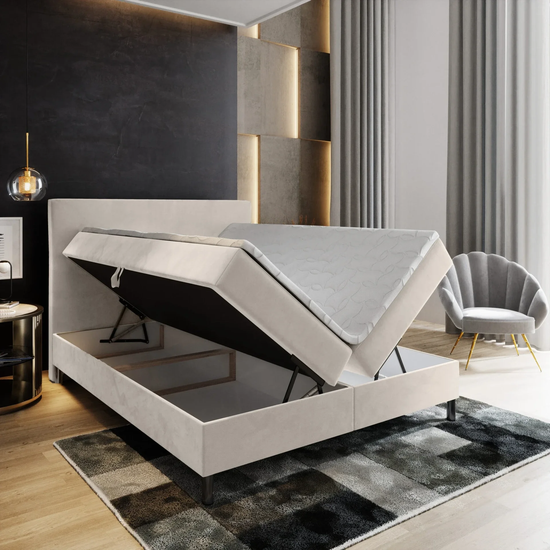 Boxspring Espace - met opbergruimte