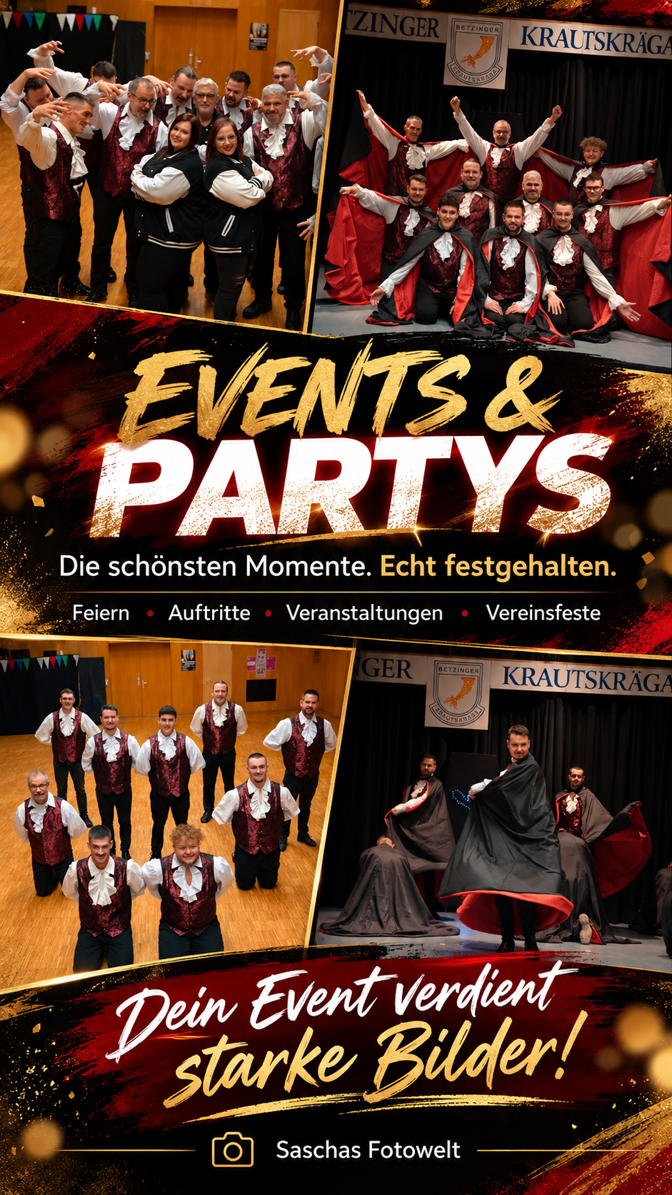 Event Fotografie, Partys, Firmenfeier.