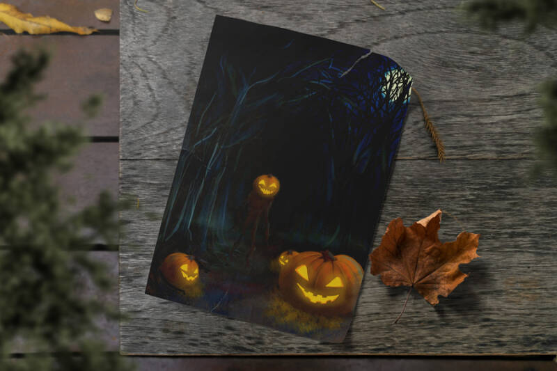 HALLOWEEN - Dessin digital réalisé sur Photoshop.