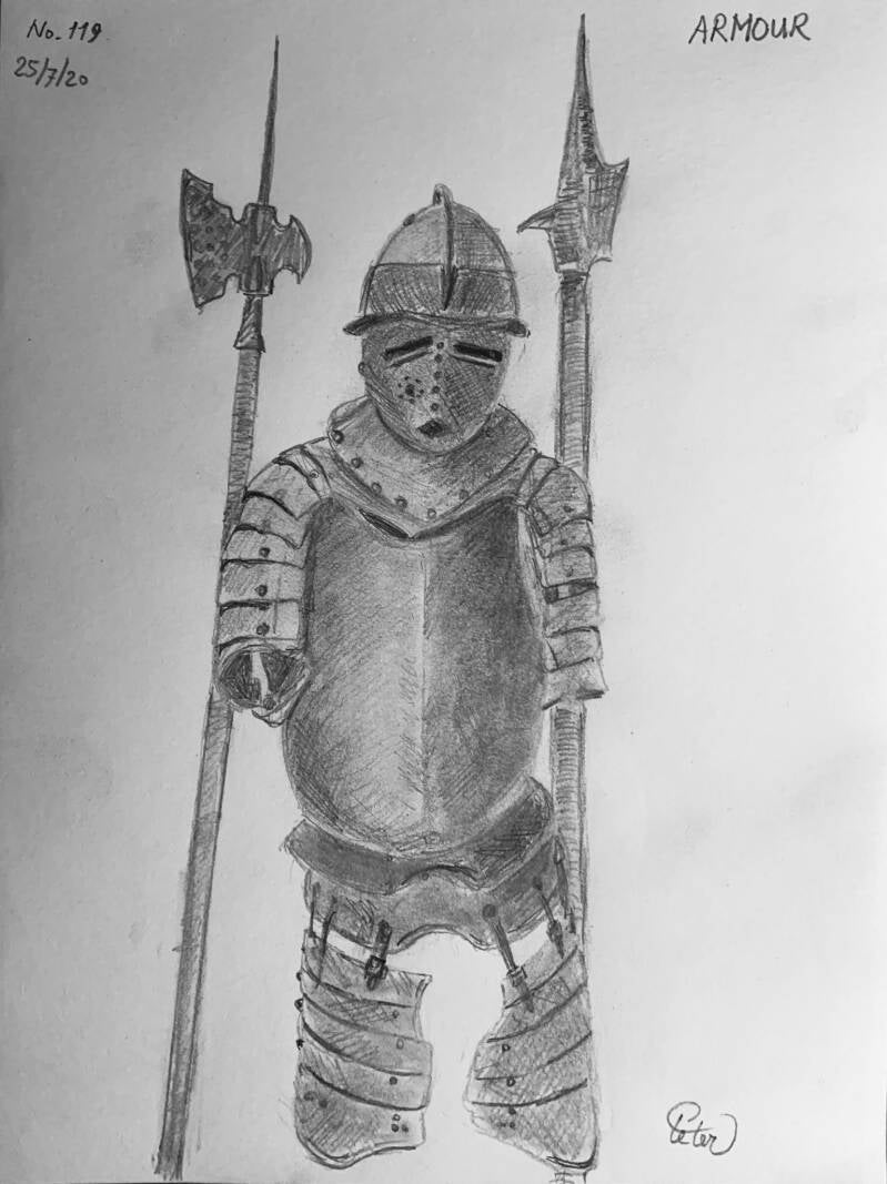 A drawing a day Armour