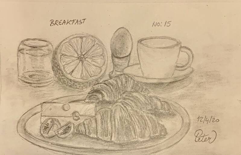A drawing a day Breakfast