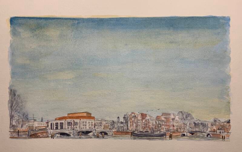 Blauwbrug en Walter Süskindbrug